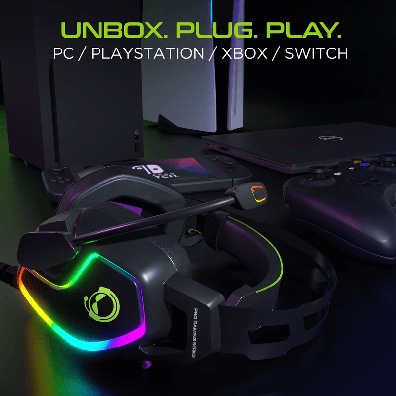 Load image into Gallery viewer, HyperGear SoundRecon Xtreme Pro Multiplatform Gaming Headset
