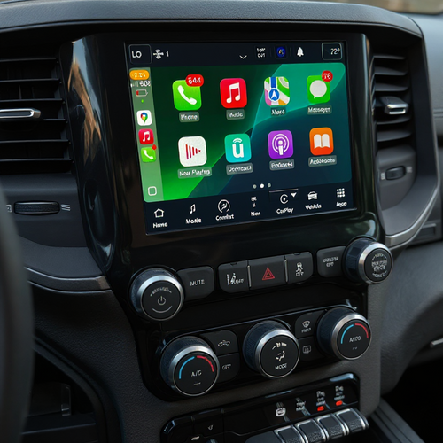 2019-2024 RAM DT 1500 UBL Uconnect 5 Upgrade kit with 8.4-inch Touchscreen including Wireless Apple CarPlay / Android Auto