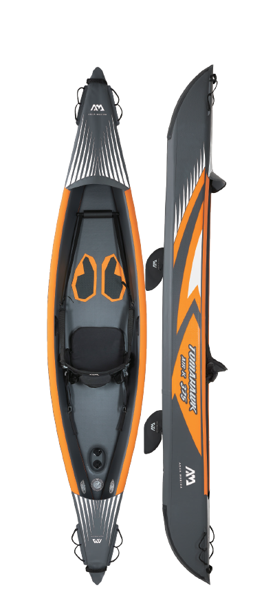 Load image into Gallery viewer, Aqua Marina TOMAHAWK AIR-K 12'4" Inflatable High Pressure Speed Kayak / Canoe
