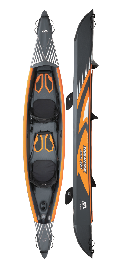 Load image into Gallery viewer, Aqua Marina TOMAHAWK AIR-K 14'5" Inflatable High Pressure Speed Kayak / Canoe
