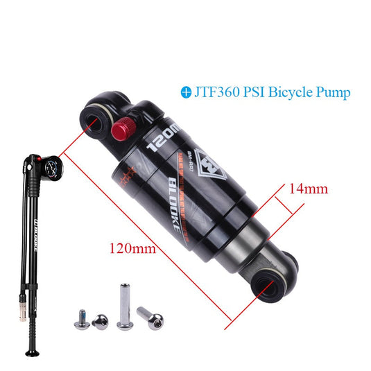 Bike Air Pressure Rear Shock Absorber 120/125/150/165/190mm