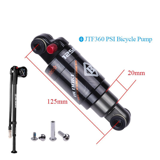Bike Air Pressure Rear Shock Absorber 120/125/150/165/190mm