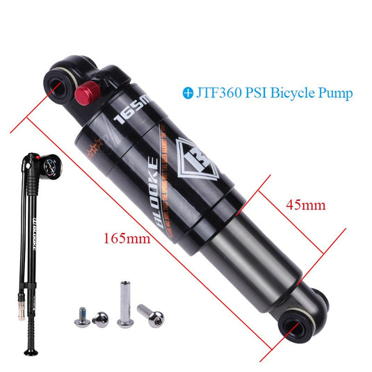 Bike Air Pressure Rear Shock Absorber 120/125/150/165/190mm
