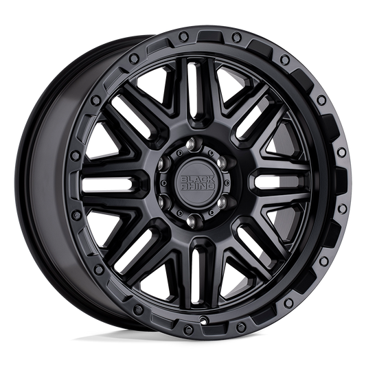 Black Rhino Hard Alloys Alamo Matte Black W/ Black Bolts