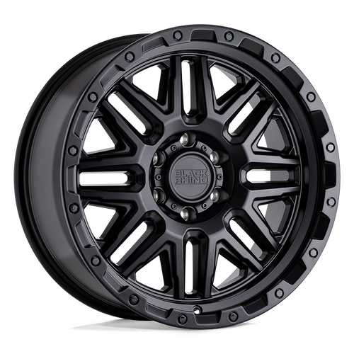 Black Rhino Hard Alloys Alamo Matte Black W/ Black Bolts