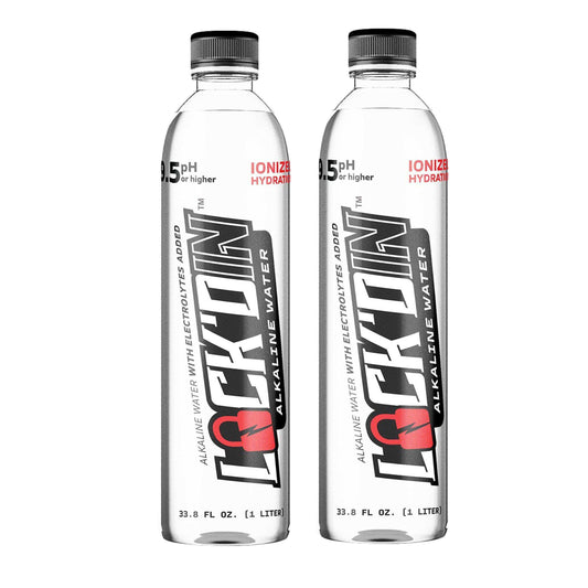 LOCK'DIN Alkaline Water w/ Electrolytes Sports Drink (Case of 12) - Skoutley Outdoors LLC