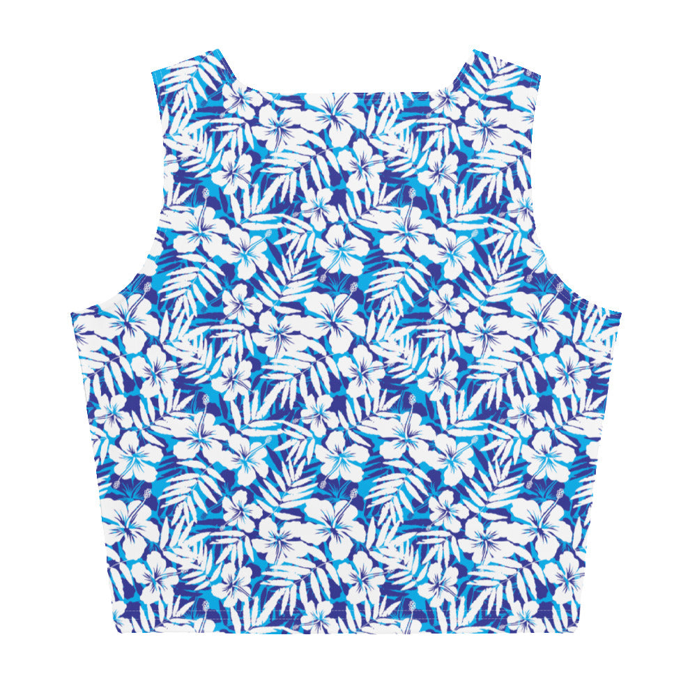 Tahitian Blue Crop Top