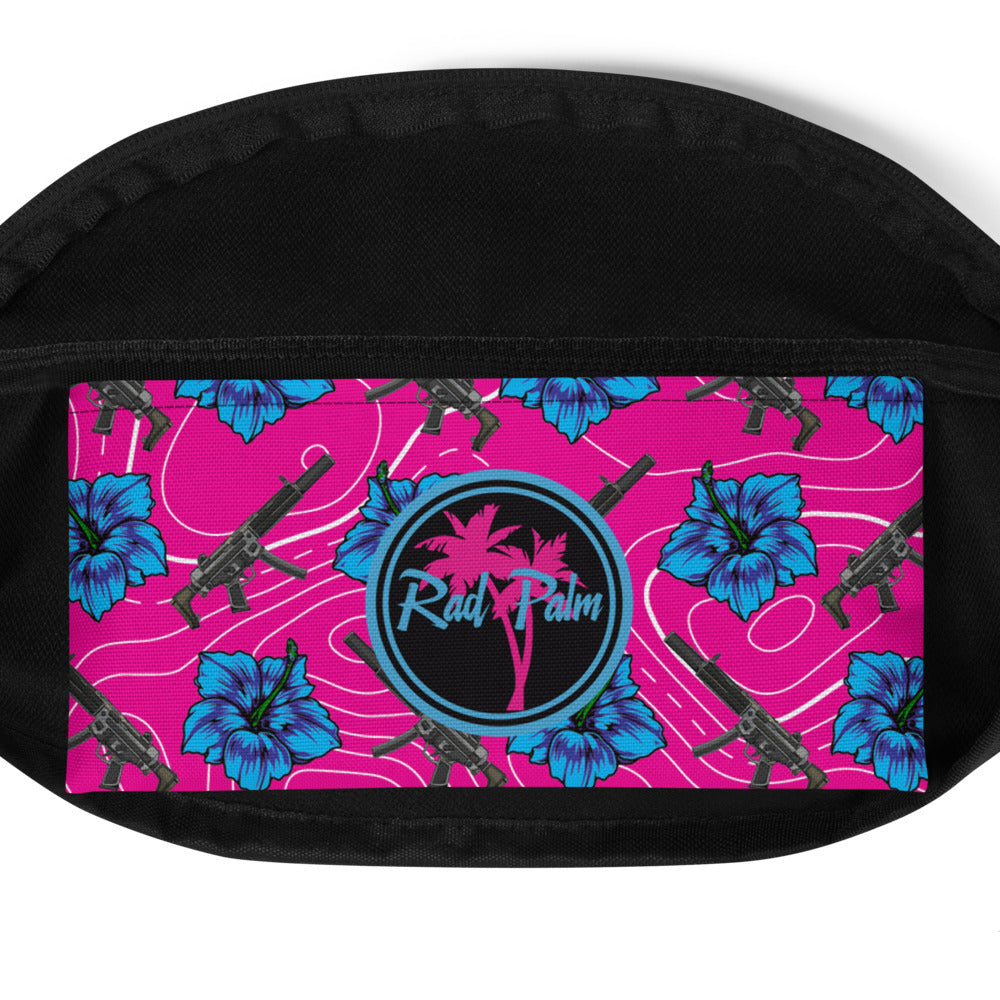 Rad Palm High Capacity Hibiscus Fanny Pack