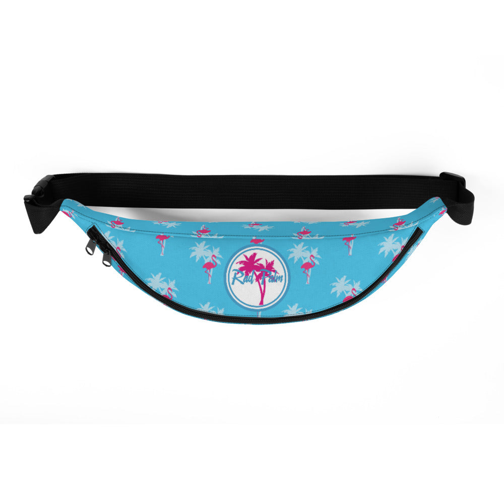 Rad Palm Flamingo Blue Fanny Pack