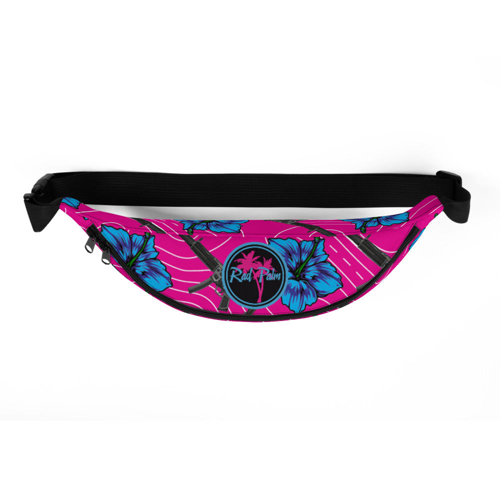 Rad Palm High Capacity Hibiscus Fanny Pack