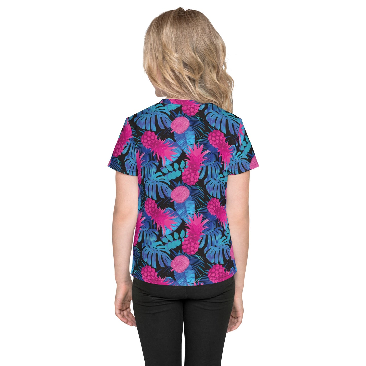 Rad Palm Pineapple Express Kid's Crew Neck T-Shirt