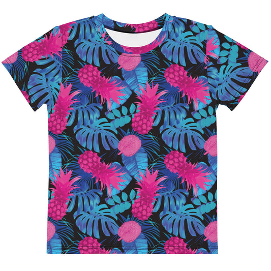 Rad Palm Pineapple Express Kid's Crew Neck T-Shirt