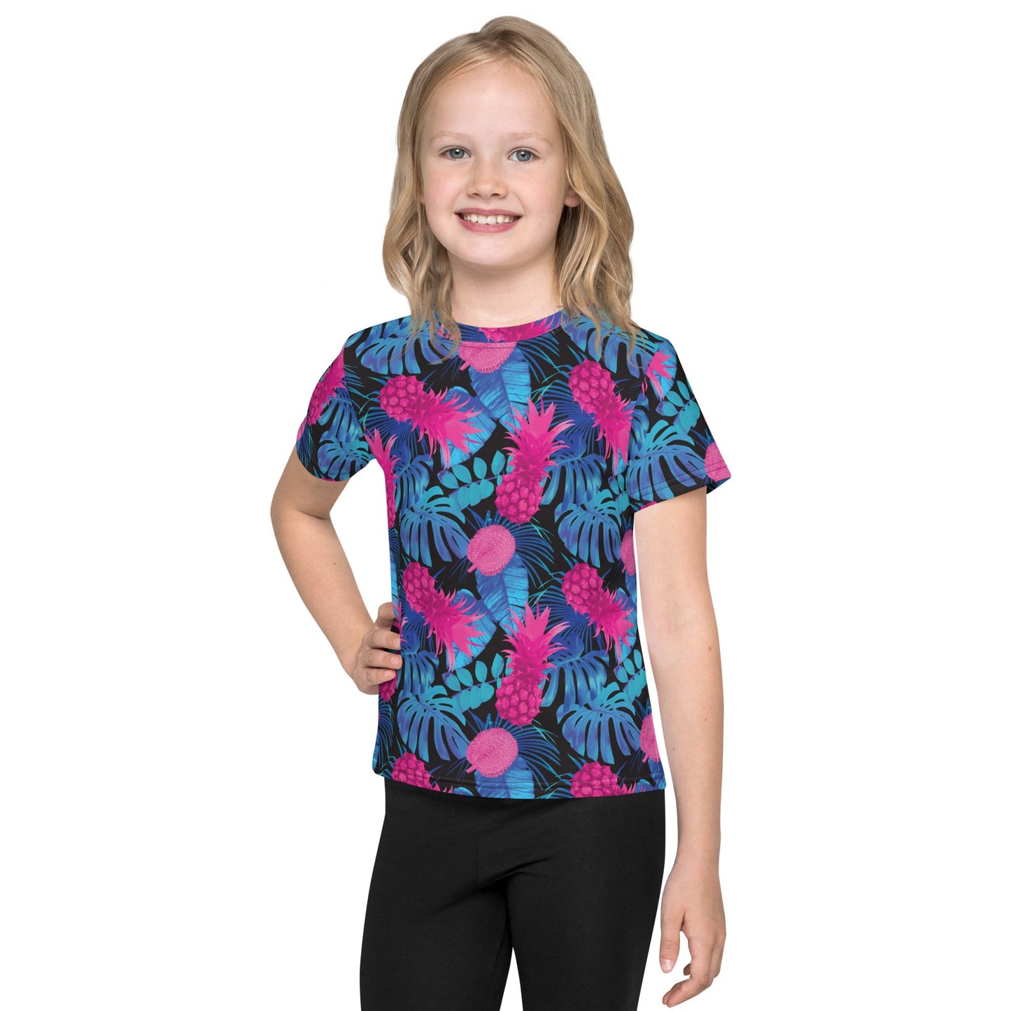 Rad Palm Pineapple Express Kid's Crew Neck T-Shirt