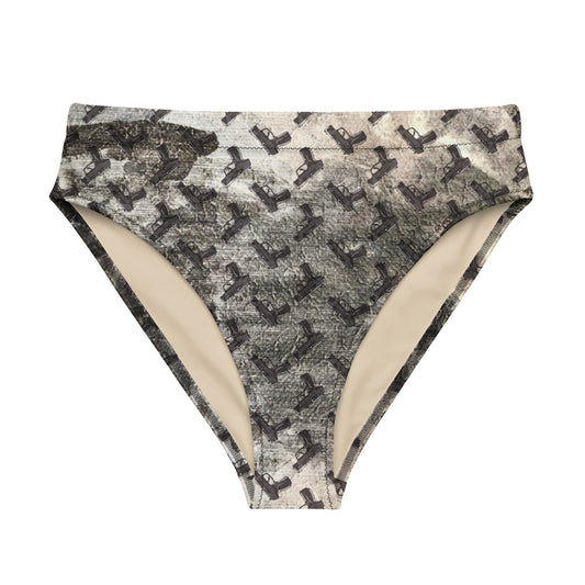 Gunpowder Pistol Palooza High-Waisted Bikini Bottom - Skoutley Outdoors LLC