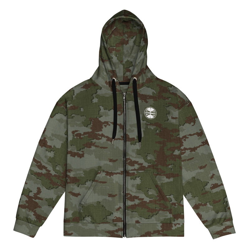 Load image into Gallery viewer, Athleisure Unisex Zip Hoodie | TerraVerde Camo
