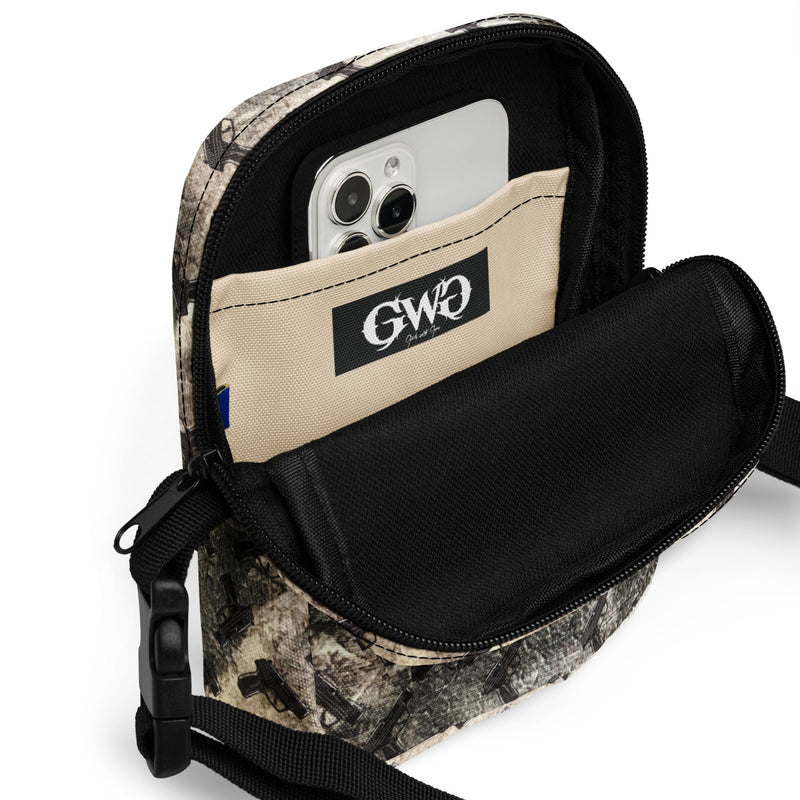 Load image into Gallery viewer, Gunpowder Pistol Palooza Crossbody Bag
