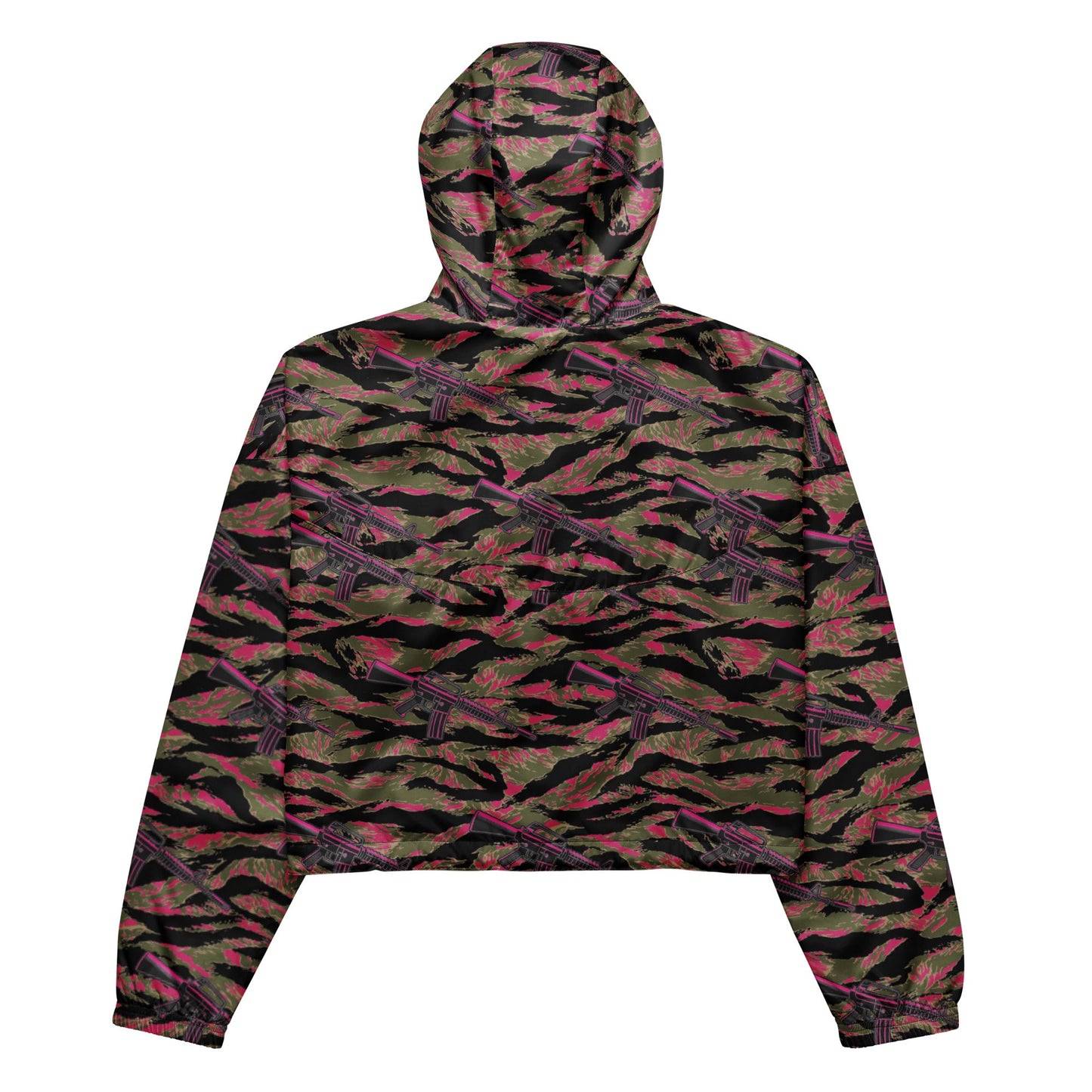 Rad Palm Da Nang Disco Women's Cropped Windbreaker