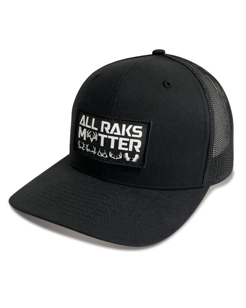 Load image into Gallery viewer, All Raks Matter ™ Trucker Hat - Black Patch

