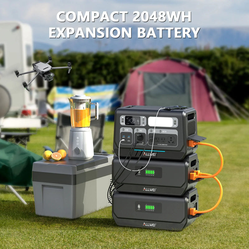 Load image into Gallery viewer, ALLWEI B200 PRO Expansion Battery for PPS2400 Power Stations
