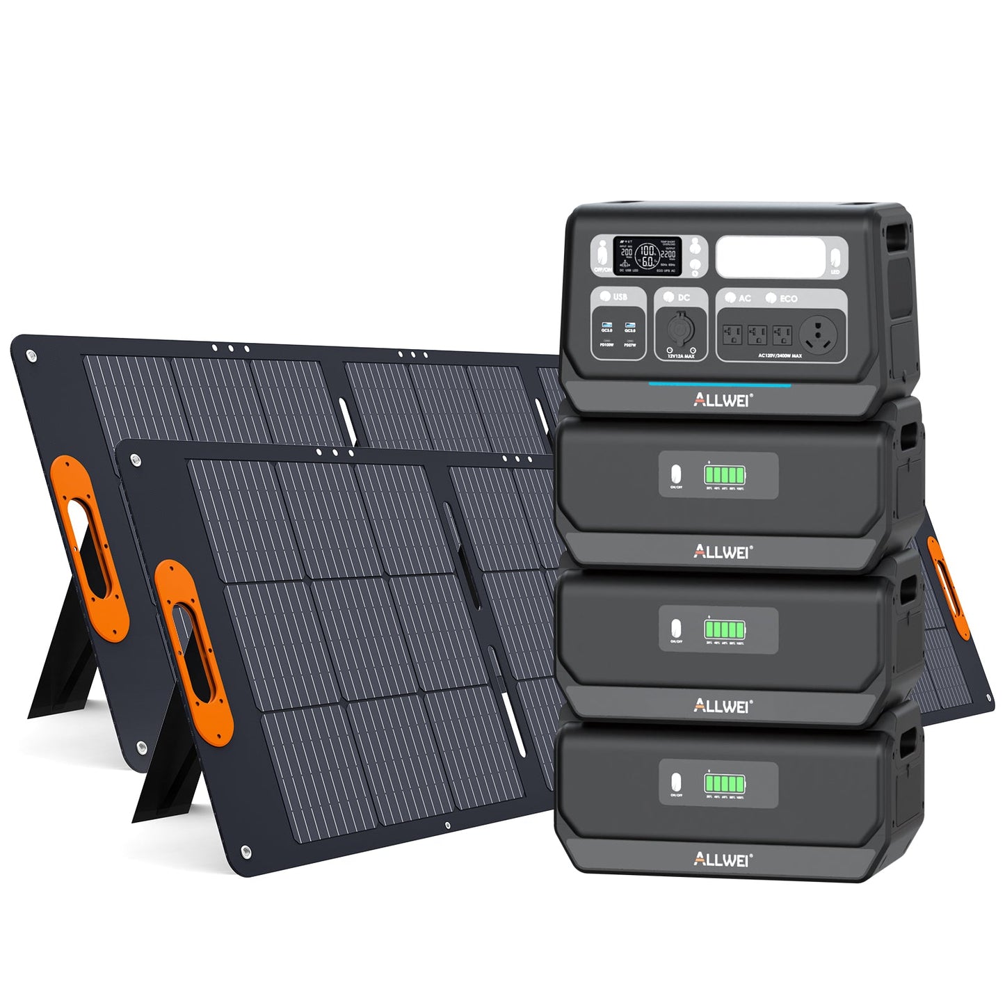 ALLWEI PPS2400+3* B200 PRO | Home Battery Backup up to 8kWh
