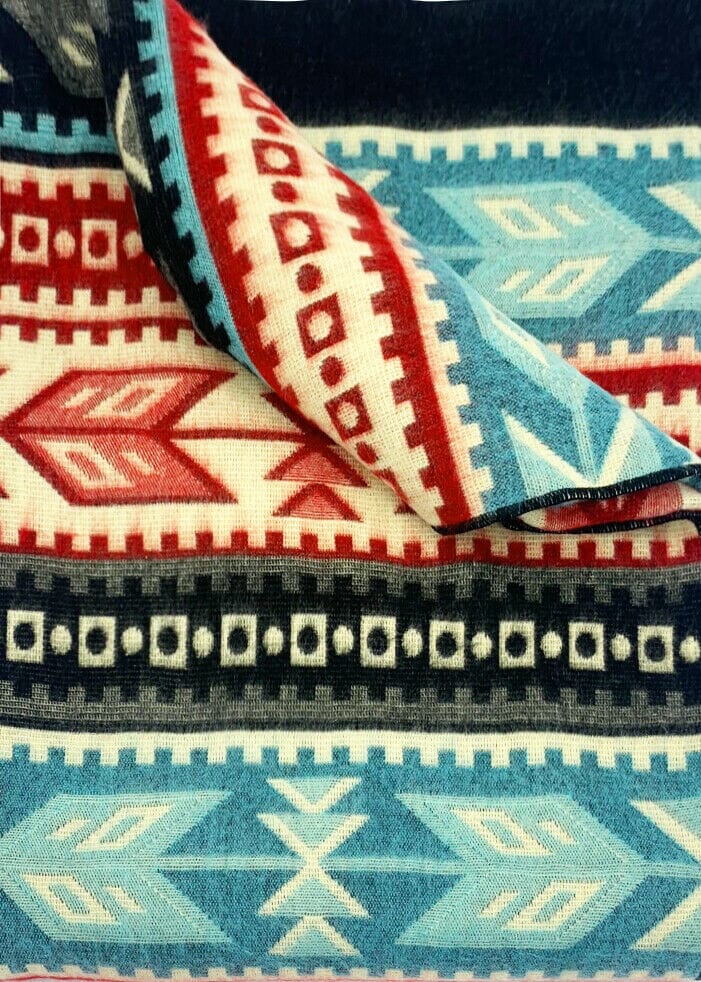 Load image into Gallery viewer, Alpaca Bed Blanket - Southwest Patterned
