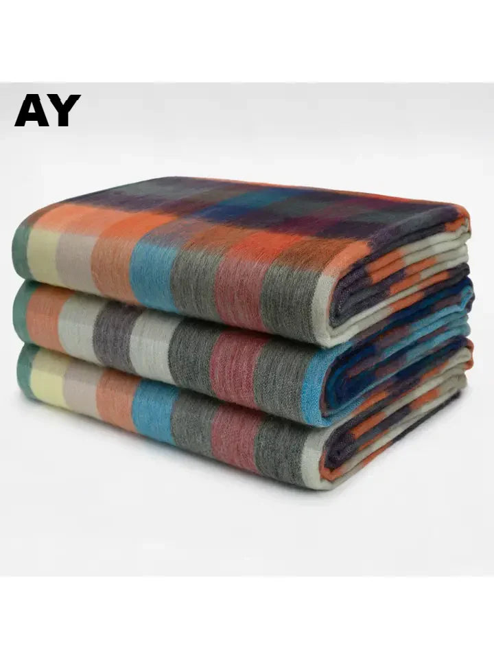 Load image into Gallery viewer, Alpaca Bed Blanket - Striped
