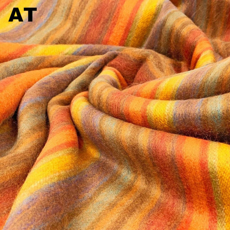 Load image into Gallery viewer, Alpaca Bed Blanket - Striped
