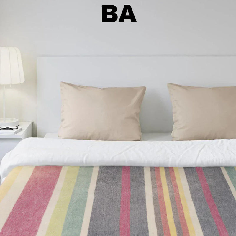 Load image into Gallery viewer, Alpaca Bed Blanket - Striped
