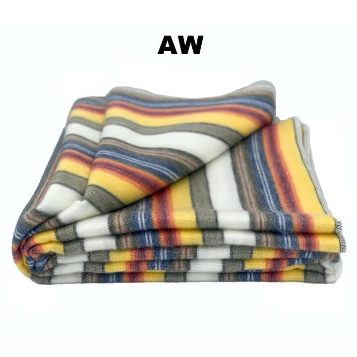 Load image into Gallery viewer, Alpaca Bed Blanket - Striped
