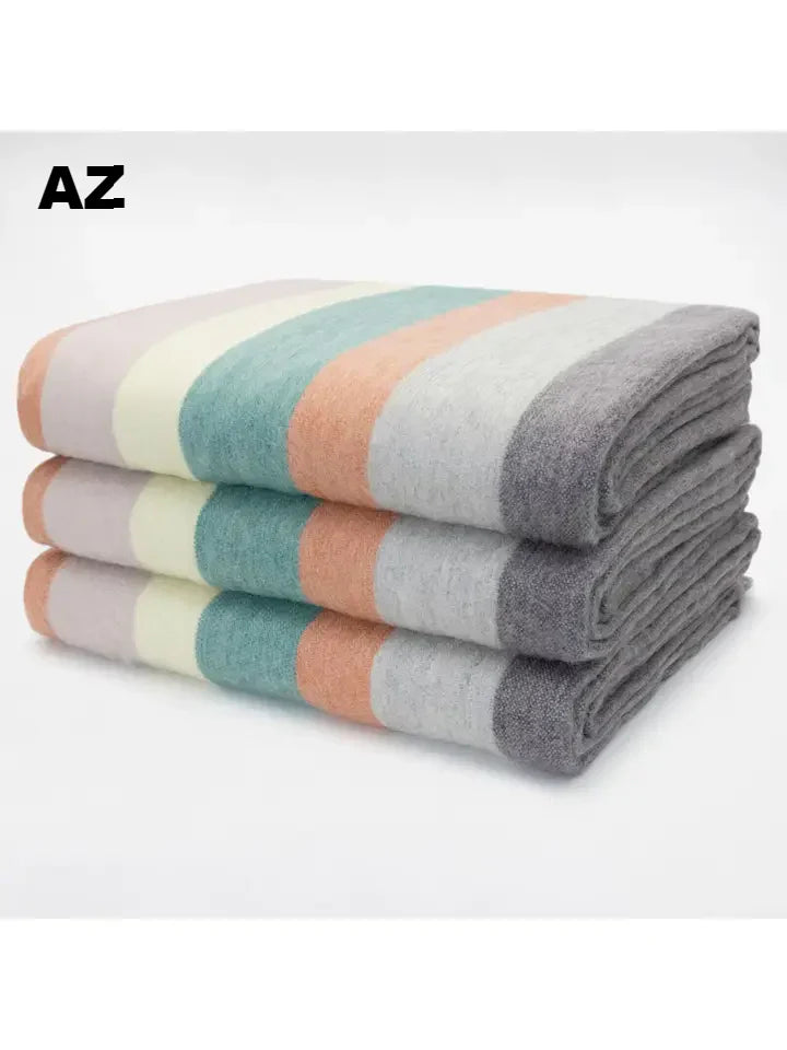 Load image into Gallery viewer, Alpaca Bed Blanket - Striped
