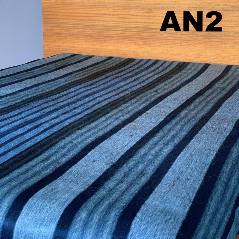 Load image into Gallery viewer, Alpaca Bed Blanket - Striped
