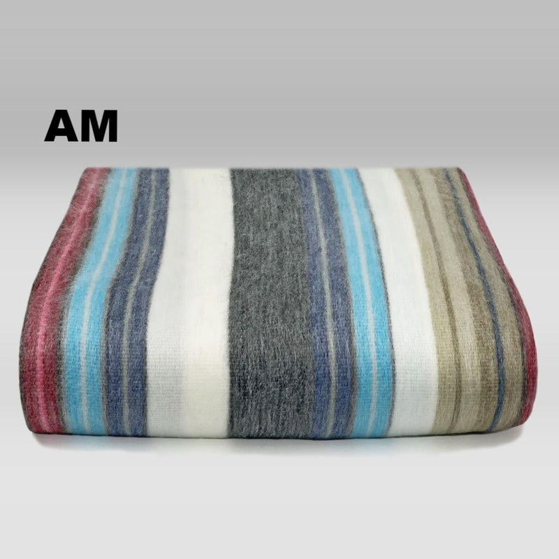 Load image into Gallery viewer, Alpaca Bed Blanket - Striped
