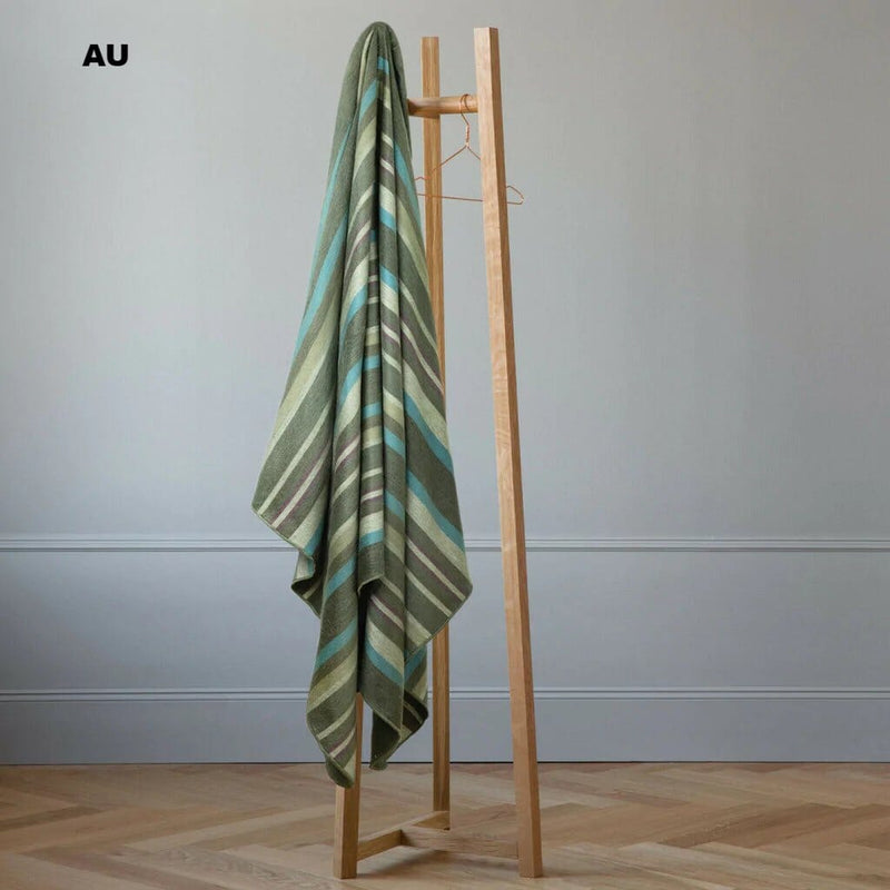 Load image into Gallery viewer, Alpaca Bed Blanket - Striped
