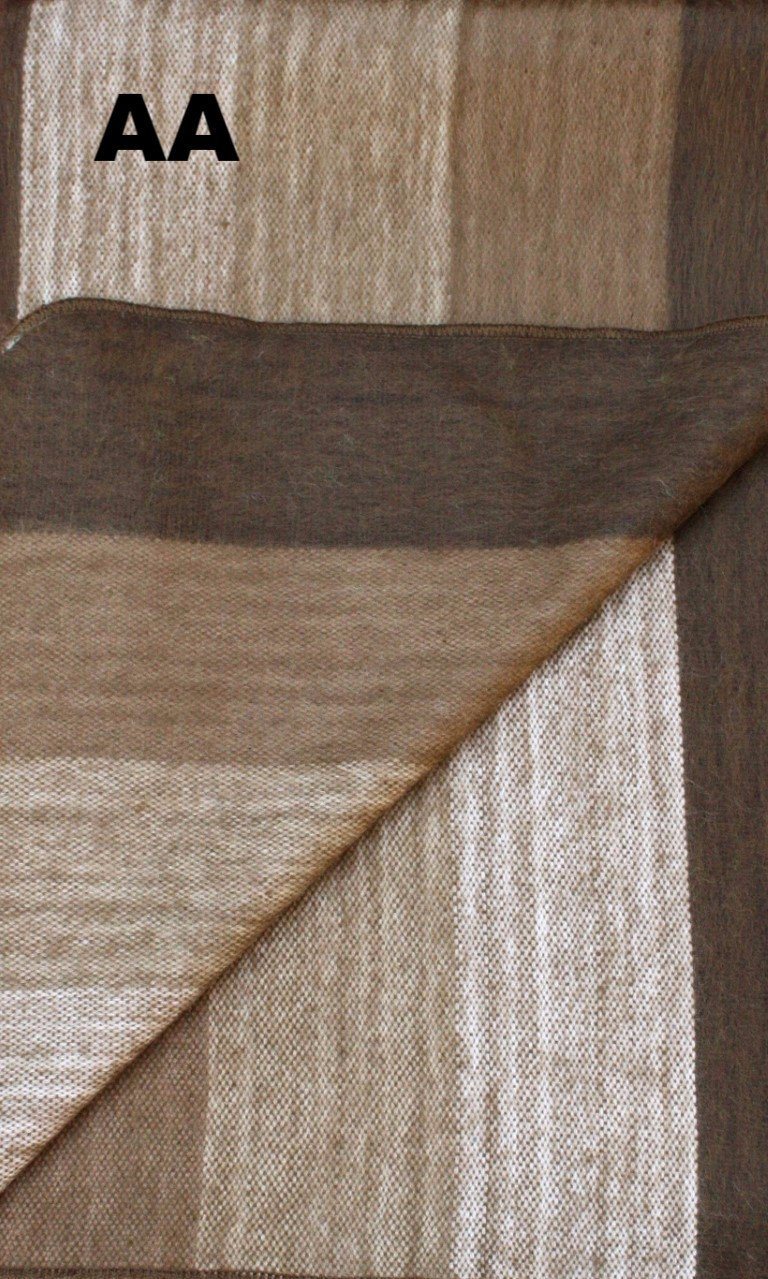 Load image into Gallery viewer, Alpaca Bed Blanket - Striped
