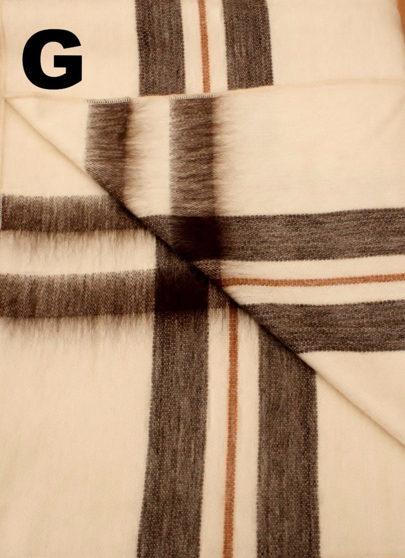 Load image into Gallery viewer, Alpaca Bed Blanket - Striped
