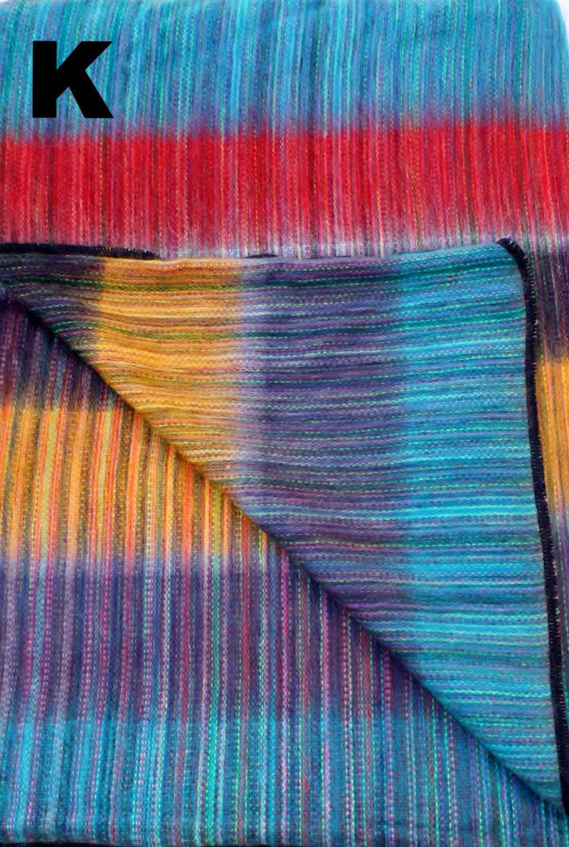 Load image into Gallery viewer, Alpaca Bed Blanket - Striped
