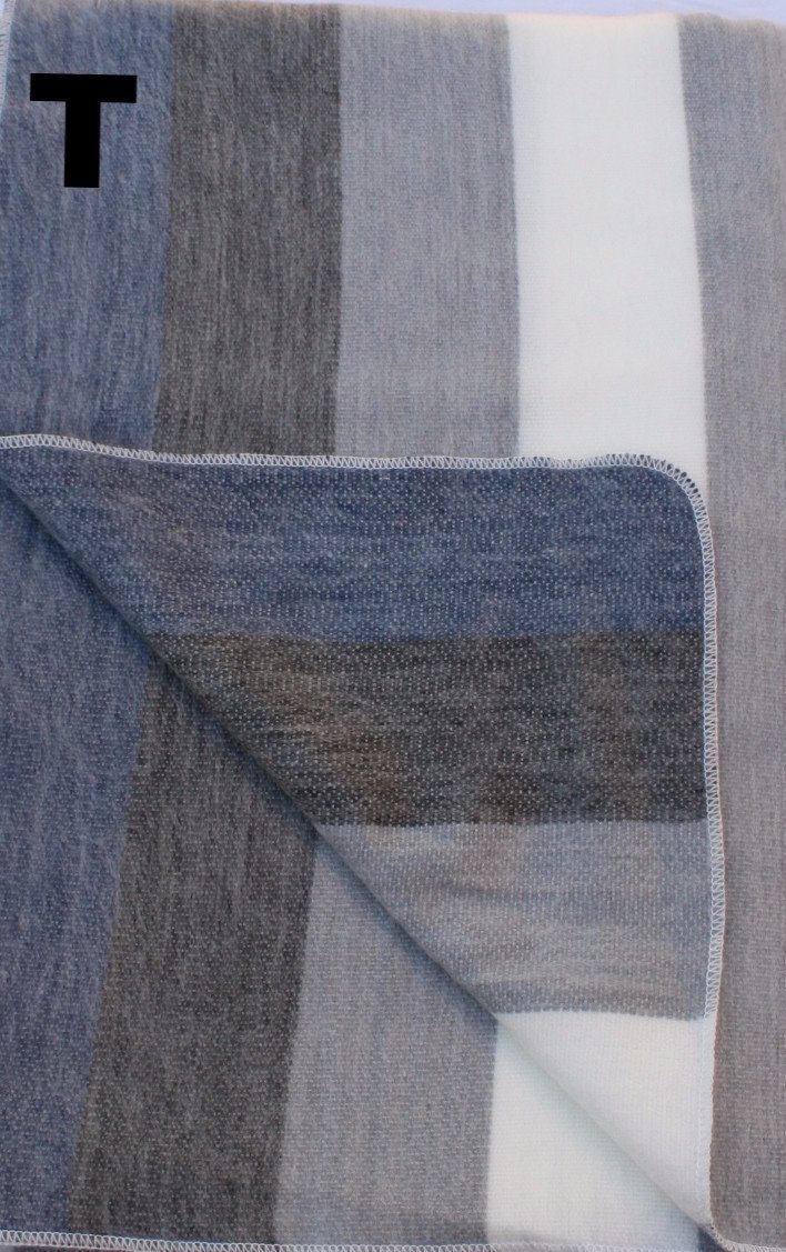 Load image into Gallery viewer, Alpaca Bed Blanket - Striped
