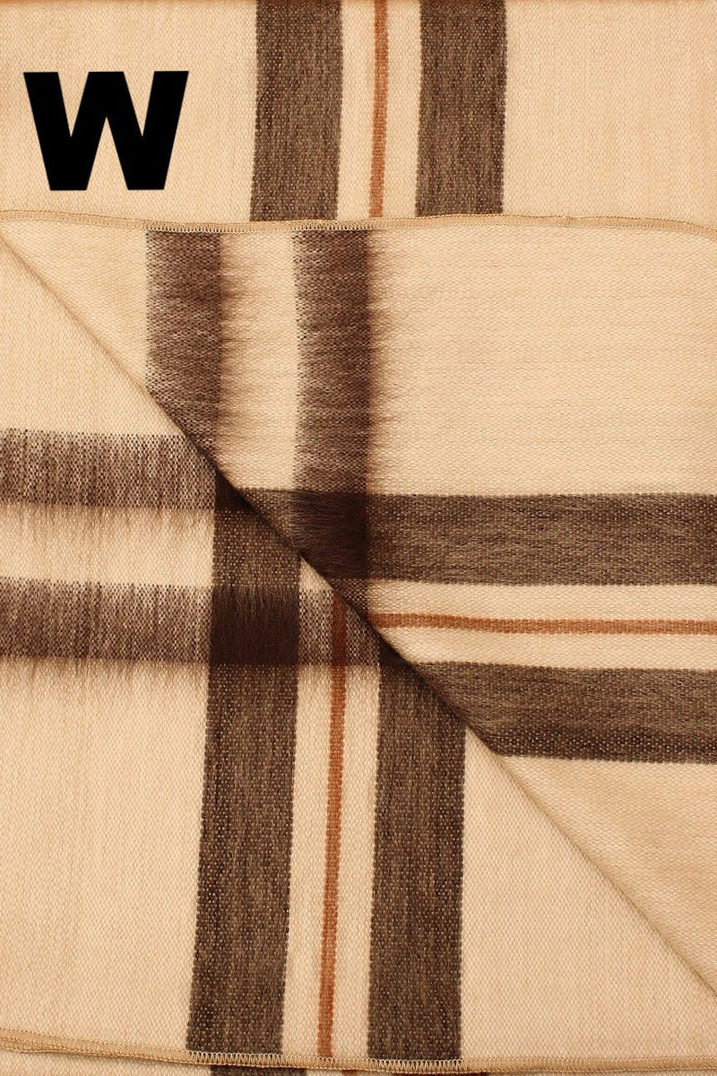 Load image into Gallery viewer, Alpaca Bed Blanket - Striped
