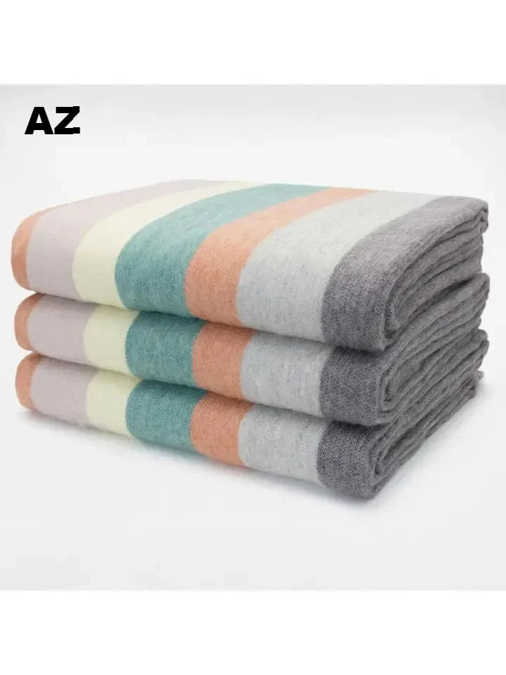 Load image into Gallery viewer, Alpaca Bed Blanket - Striped

