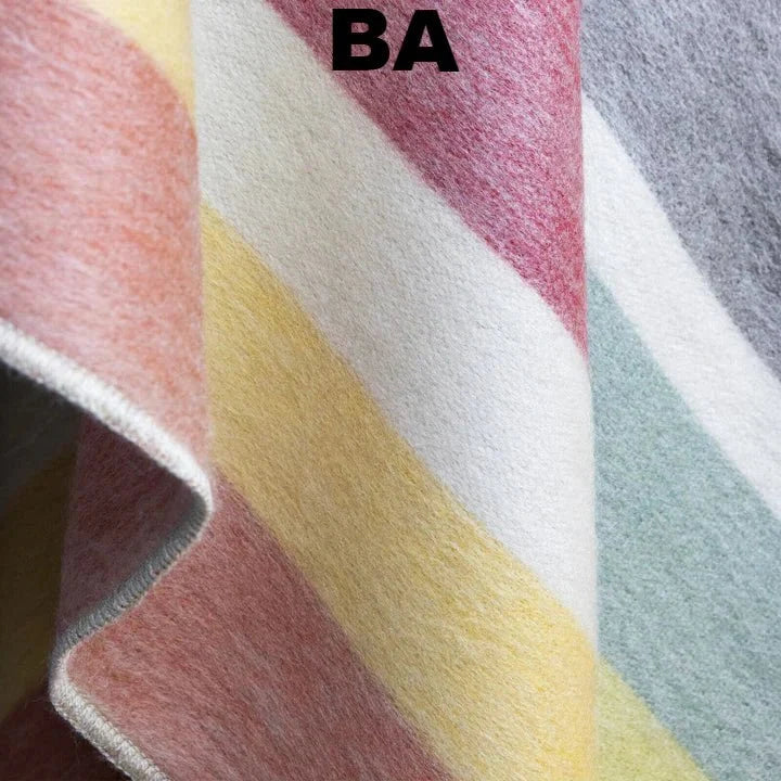 Load image into Gallery viewer, Alpaca Bed Blanket - Striped
