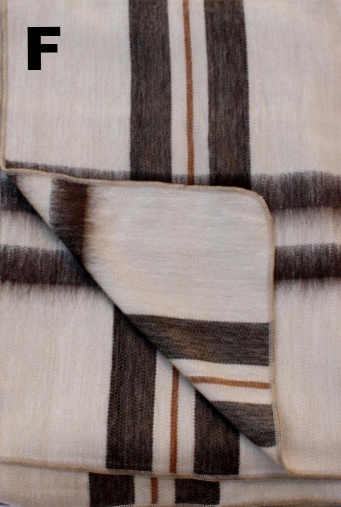 Load image into Gallery viewer, Alpaca Bed Blanket - Striped
