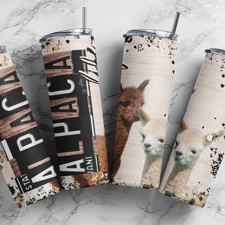 Load image into Gallery viewer, Alpaca Drink Tumbler
