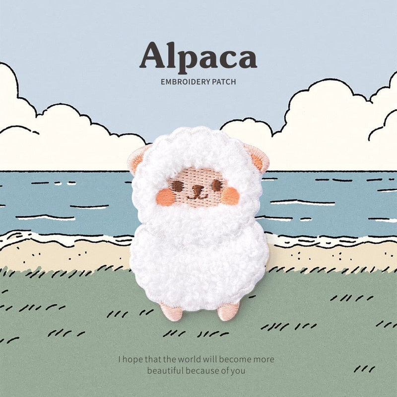 Load image into Gallery viewer, Alpaca Embroidery Patch
