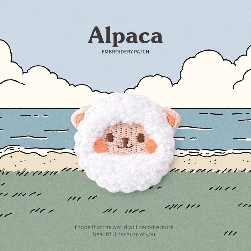 Load image into Gallery viewer, Alpaca Embroidery Patch
