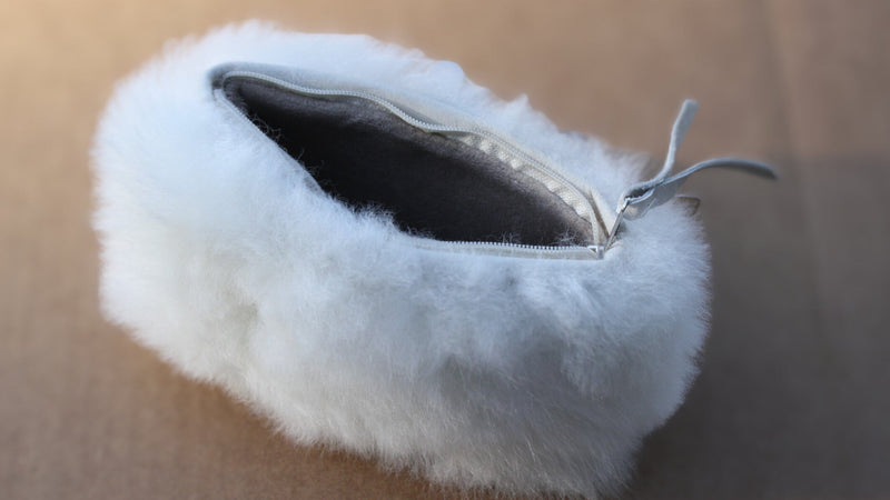 Load image into Gallery viewer, Alpaca Fur Clutch Purse
