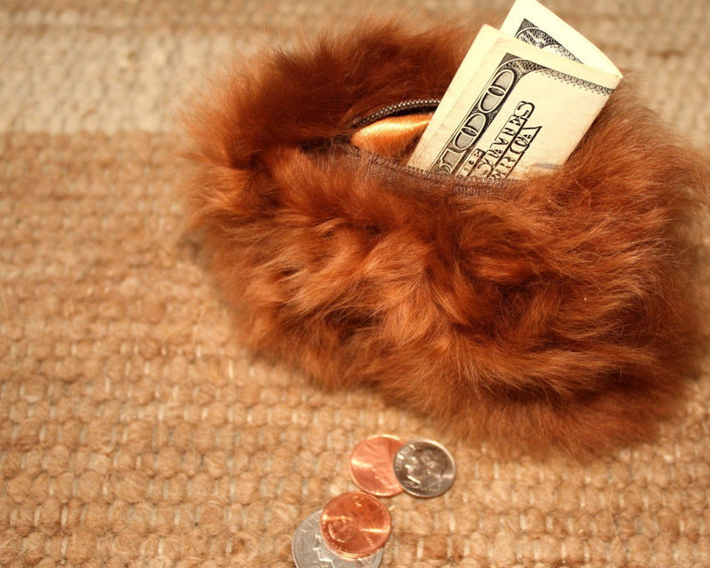 Load image into Gallery viewer, Alpaca Fur Coin Purse
