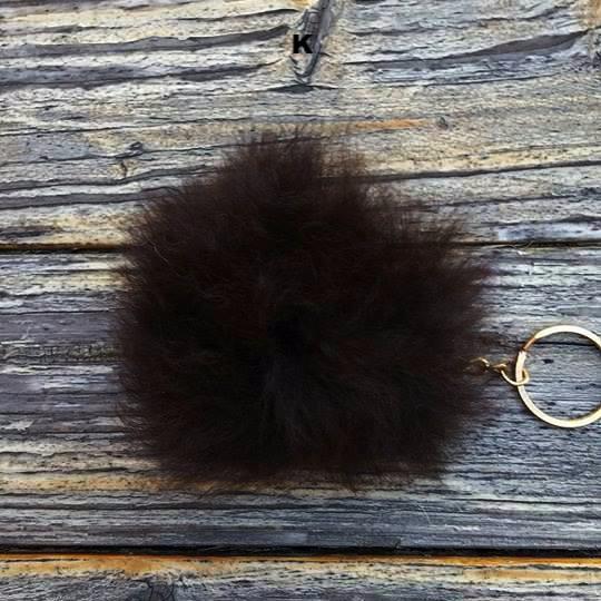 Load image into Gallery viewer, Alpaca Fuzzball Keychain

