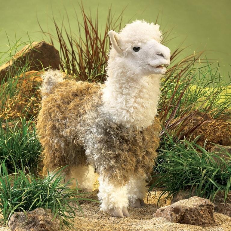Load image into Gallery viewer, Alpaca Hand Puppet
