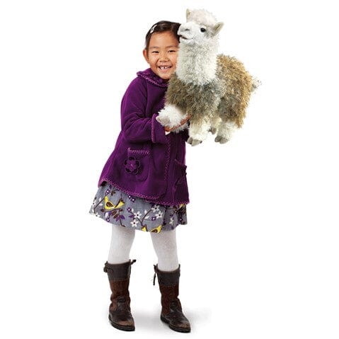 Load image into Gallery viewer, Alpaca Hand Puppet
