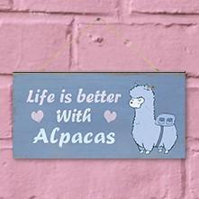 Load image into Gallery viewer, Alpaca Home Decor Wooden Plaque
